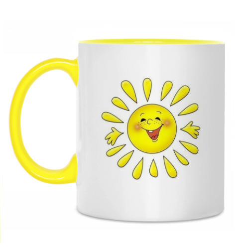 Кружка с принтом Sun