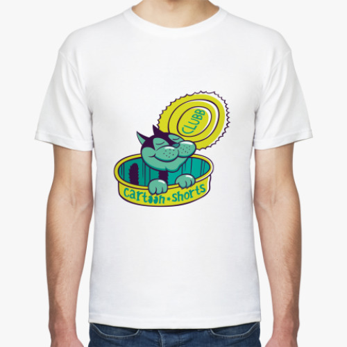 Футболка с принтом консервы