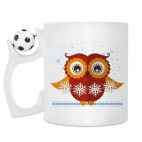 Кружка с футбольным мячиком