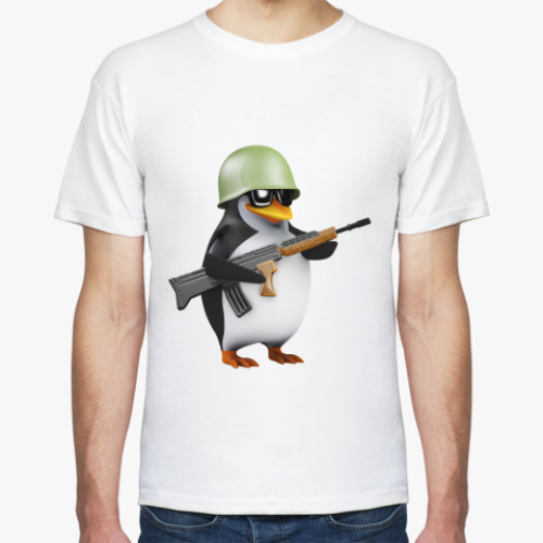 Футболка с принтом Пингвин