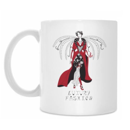Кружка с принтом Роскошная мода 3