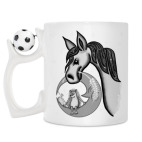 Кружка с футбольным мячиком