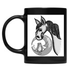 Кружка цветная UV-DTF