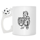 Кружка с футбольным мячиком
