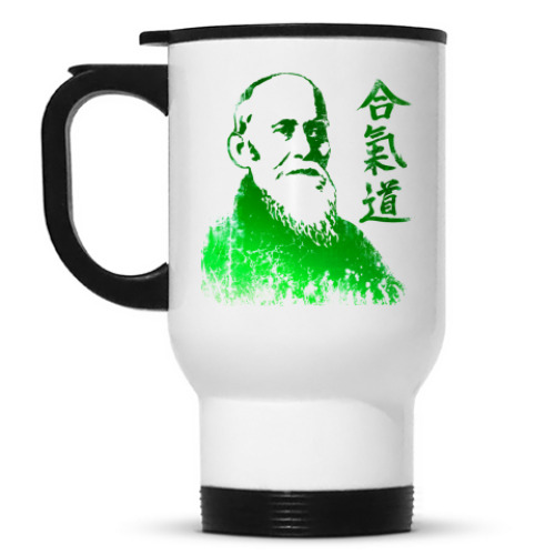 Кружка-термос с принтом Сенсей