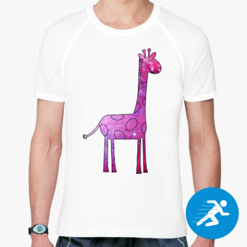 Спортивная футболка Космический Жираф