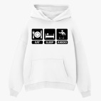 Толстовка худи оверсайз