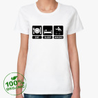 Женская футболка органик