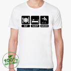 Мужская футболка органик