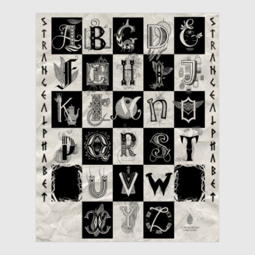 Постер Strange Alphabet