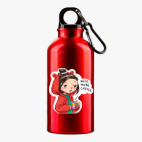 Металлическая бутылка 400 мл UV-DTF