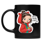 Кружка цветная UV-DTF