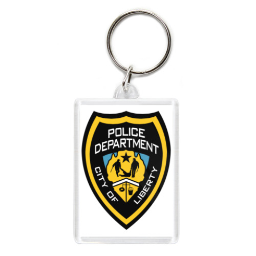 Брелок с принтом LCPD