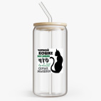 Банка с бамбуковой крышкой