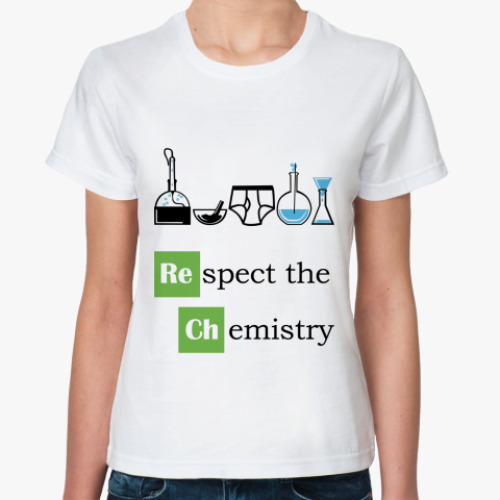 Классическая футболка с принтом  футболка Breaking Bad