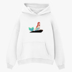 Толстовка худи оверсайз