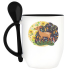 Кружка с ложкой