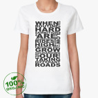 Женская футболка органик