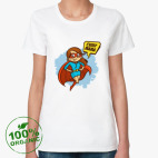 Женская футболка органик