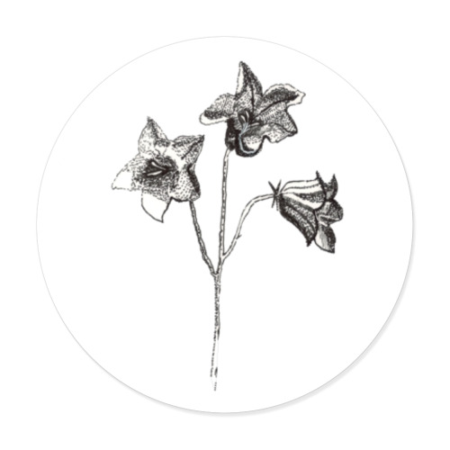 Виниловые наклейки с принтом Колокольчик