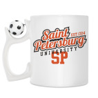 Кружка с футбольным мячиком