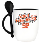 Кружка с ложкой