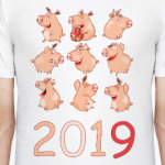2019 год Свиньи