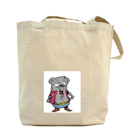 Сумка шоппер с принтом Модная Коала