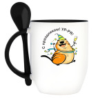 Кружка с ложкой