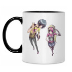 Кружка двухцветная