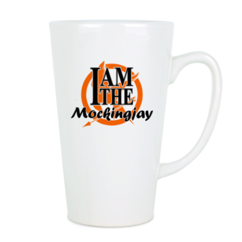 Чашка Латте с принтом Я - сойка-пересмешница