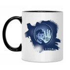 Кружка двухцветная