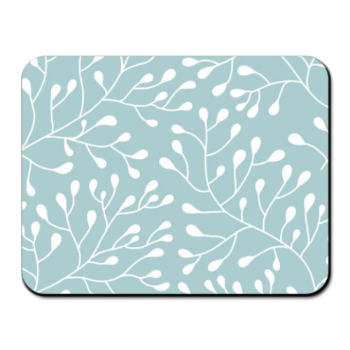 Коврик для мыши с принтом Цветочный орнамент