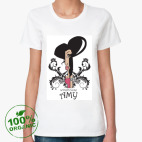 Женская футболка органик