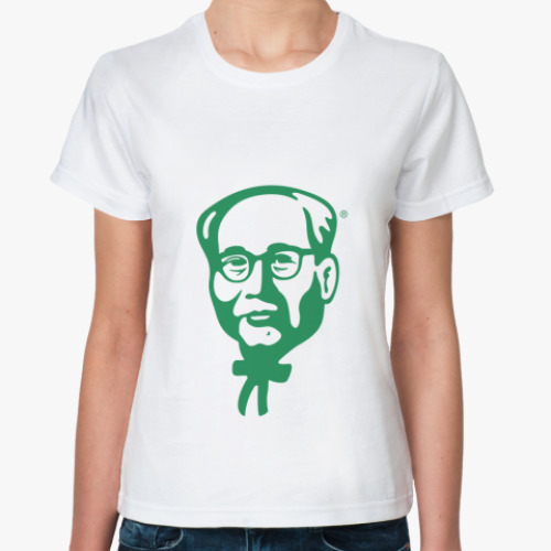 Классическая футболка с принтом Maoism