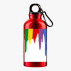 Металлическая бутылка 400 мл UV-DTF