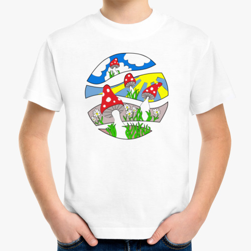 Детская футболка Сказочные грибы