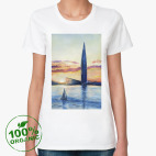 Женская футболка органик