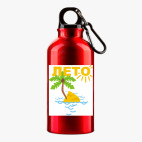 Металлическая бутылка 400 мл UV-DTF