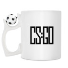 Кружка с футбольным мячиком