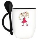 Кружка с ложкой