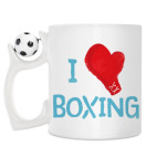 Кружка с футбольным мячиком