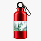 Металлическая бутылка 400 мл UV-DTF