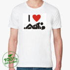 Мужская футболка органик