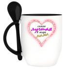 Кружка с ложкой