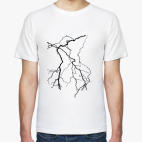 Классическая футболка  молнии