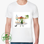 Мужская футболка органик