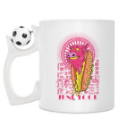 Кружка с футбольным мячиком