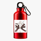 Металлическая бутылка 400 мл UV-DTF