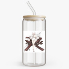 Банка с бамбуковой крышкой